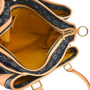 Louis Vuitton 2006 Blue Monogram Denim Cabas Raye GM 2way Shoulder Tote