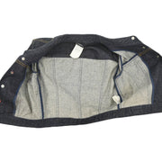 Chanel 1997 Single Breasted Short Sleeve Jacket Indigo #38
