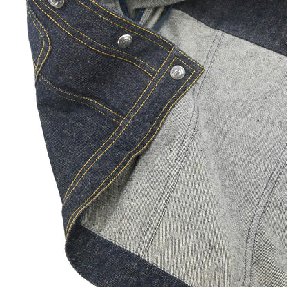 Chanel 1997 Single Breasted Short Sleeve Denim Jacket #38