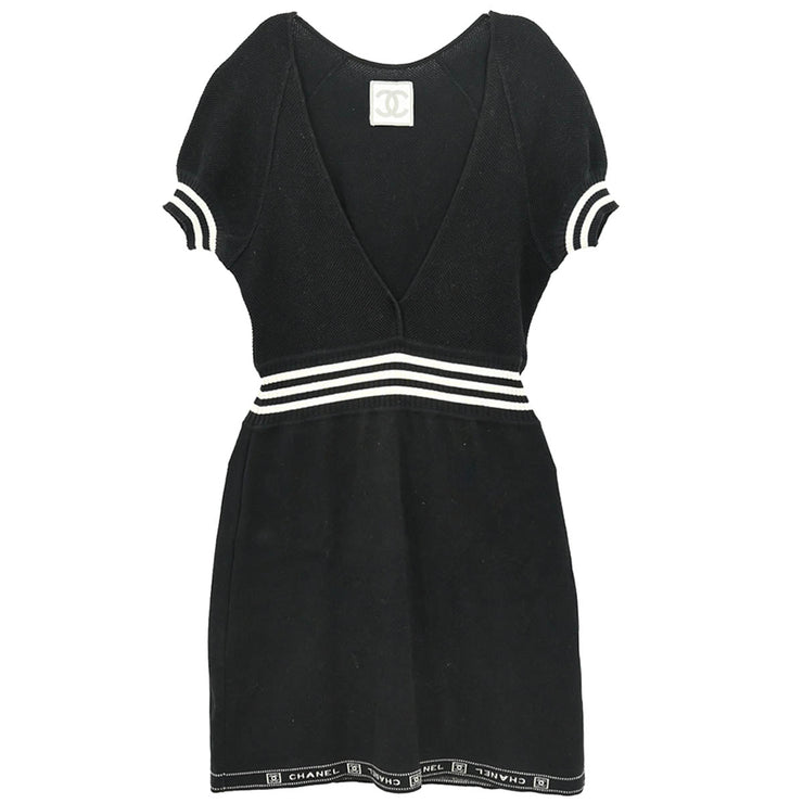 Chanel 2004 Sport Line Dress Black 04P #38