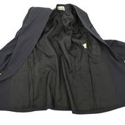 Christian Dior Single Breasted Collarless Jacket Gray