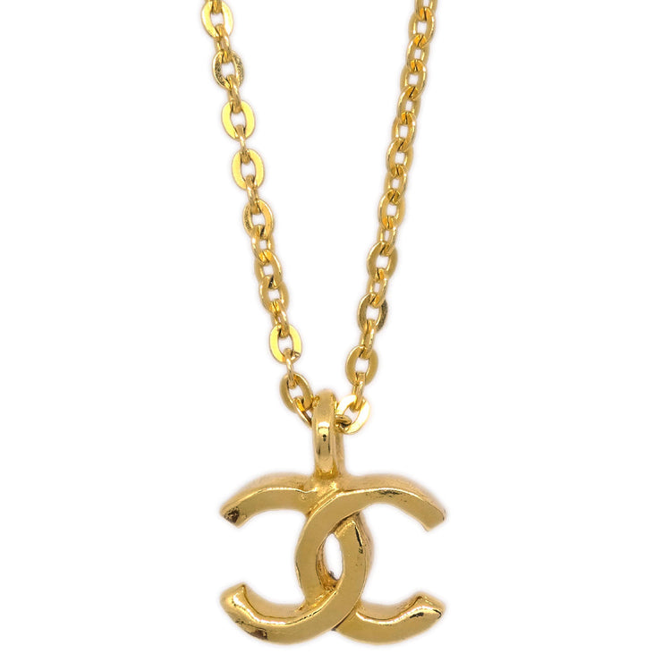 Chanel Gold CC Chain Pendant Necklace