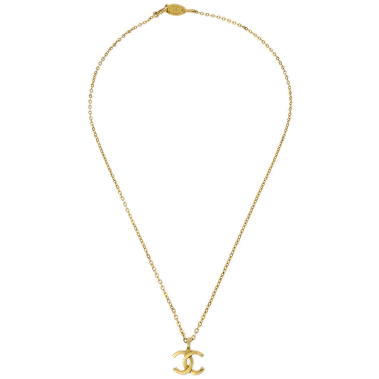 Chanel Gold CC Chain Pendant Necklace