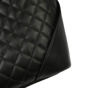 Chanel 2004-2005 Black Calfskin Cambon Ligne Tote Handbag
