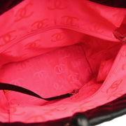 Chanel 2004-2005 Black Calfskin Cambon Ligne Tote Handbag