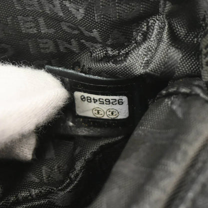 Chanel 2005-2006 Black Satin Choco Bar Lipstick Shoulder Bag