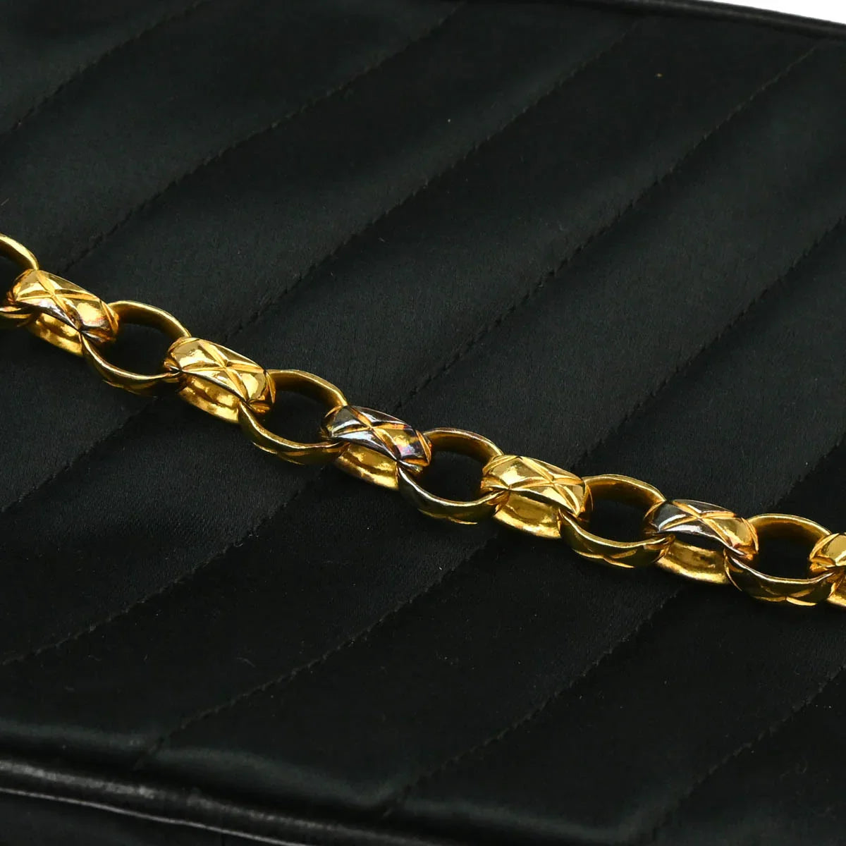 Chanel 1991-1994 Black Satin Camera Bag Mini