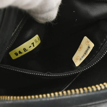 Chanel 1991-1994 Black Satin Camera Bag Mini