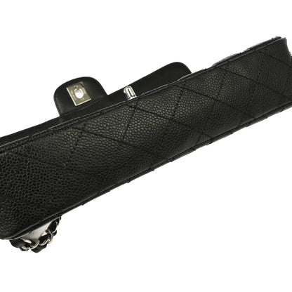 Chanel 2005-2006 Black Caviar East West Shoulder Bag