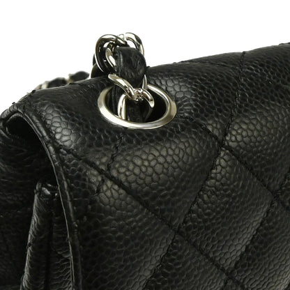 Chanel 2005-2006 Black Caviar East West Shoulder Bag