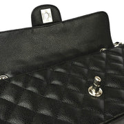 Chanel 2005-2006 Black Caviar East West Shoulder Bag