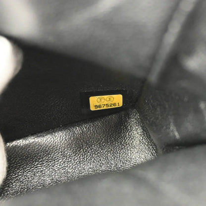 Chanel 2005-2006 Black Caviar East West Shoulder Bag