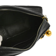 Chanel 1991-1994 Black Caviar Camera Bag