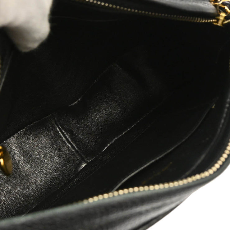 Chanel 1991-1994 Black Caviar Camera Bag