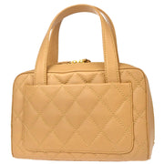 Chanel 2005-2006 Beige Calfskin Wild Stitch Handbag