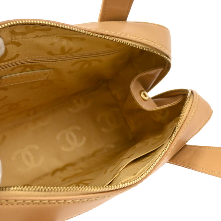 Chanel 2005-2006 Beige Calfskin Wild Stitch Handbag
