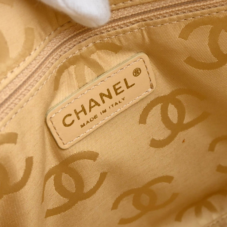 Chanel 2005-2006 Beige Calfskin Wild Stitch Handbag
