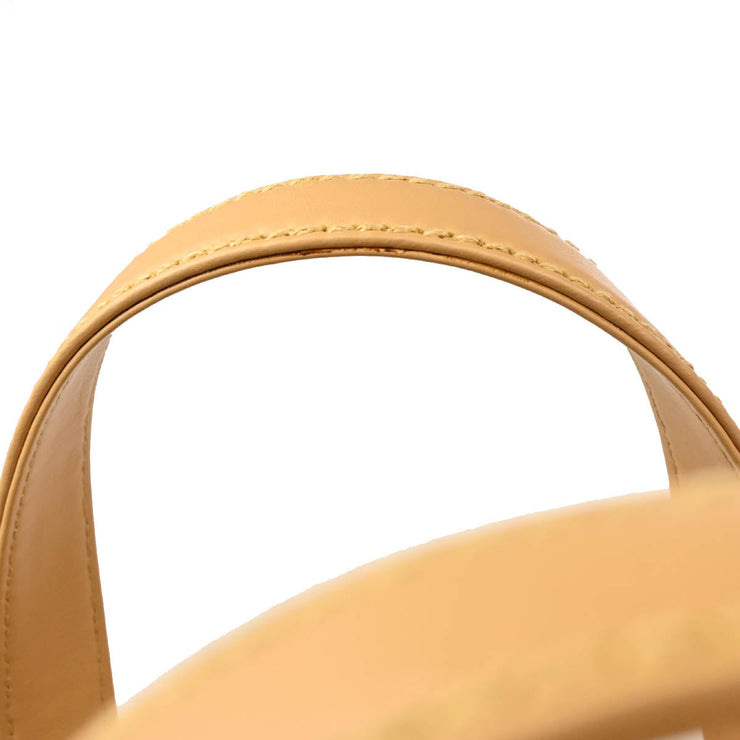 Chanel 2005-2006 Beige Calfskin Wild Stitch Handbag