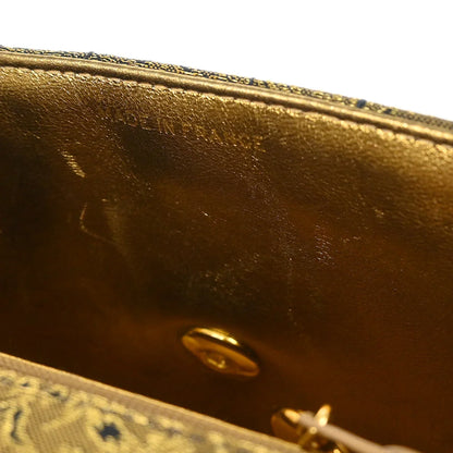 Chanel * 1994-1996 Green Nishijin Brocade Shoulder Bag