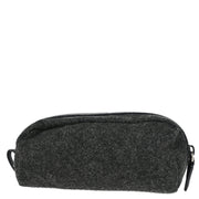 Prada Gray Wool Pouch