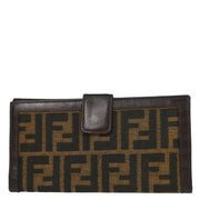 Fendi Brown Zucca Wallet Purse
