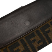 Fendi Brown Zucca Wallet Purse