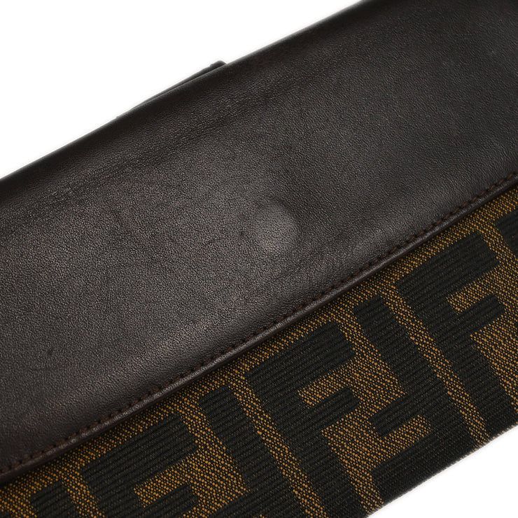 Fendi Brown Zucca Wallet Purse