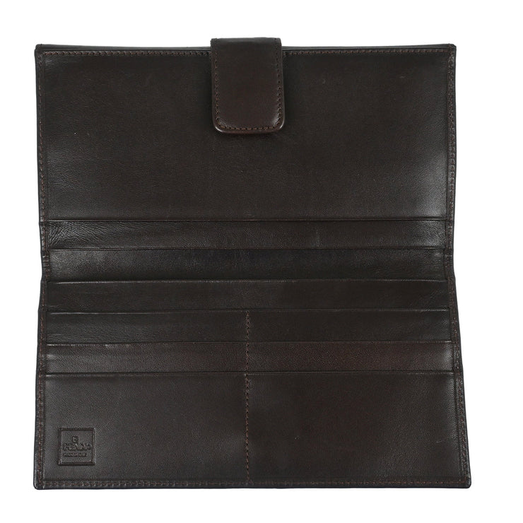 Fendi Brown Zucca Wallet Purse