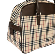 Burberry Beige Brown Burberry Check 2way Shoulder Handbag
