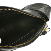 Chanel 1994-1996 Black Lambskin Camera Bag Large
