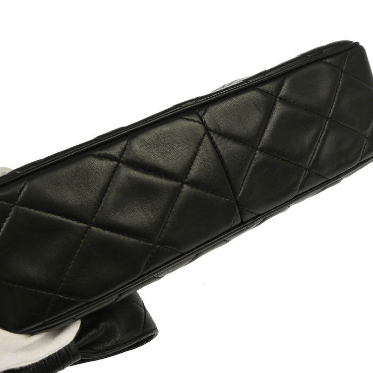 Chanel 1994-1996 Black Lambskin Camera Bag Large