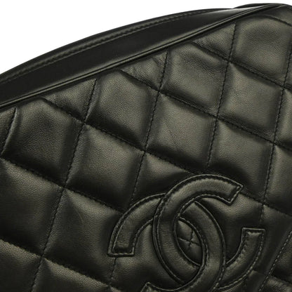 Chanel 1994-1996 Black Lambskin Camera Bag Large