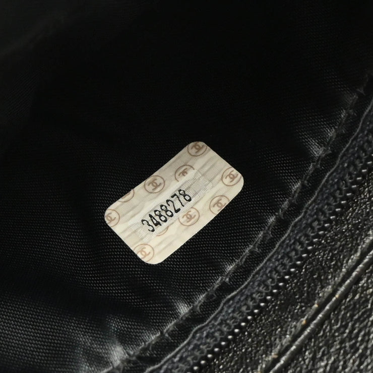 Chanel 1994-1996 Black Lambskin Camera Bag Large