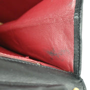 Chanel 1986-1988 Black Lambskin 2way Shoulder Handbag