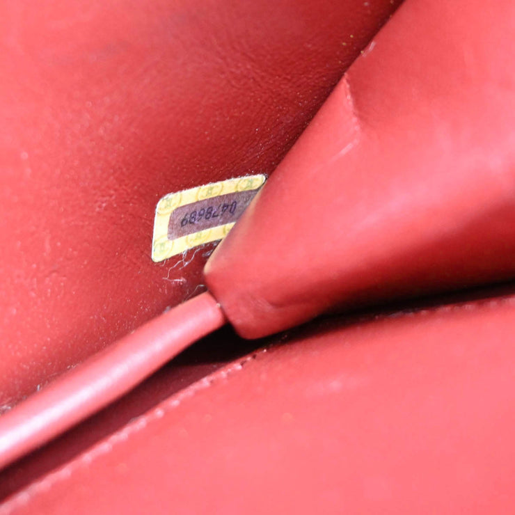 Chanel 1986-1988 Black Lambskin 2way Shoulder Handbag
