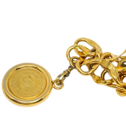 Chanel Chain Belt Medallion Gold Small Good