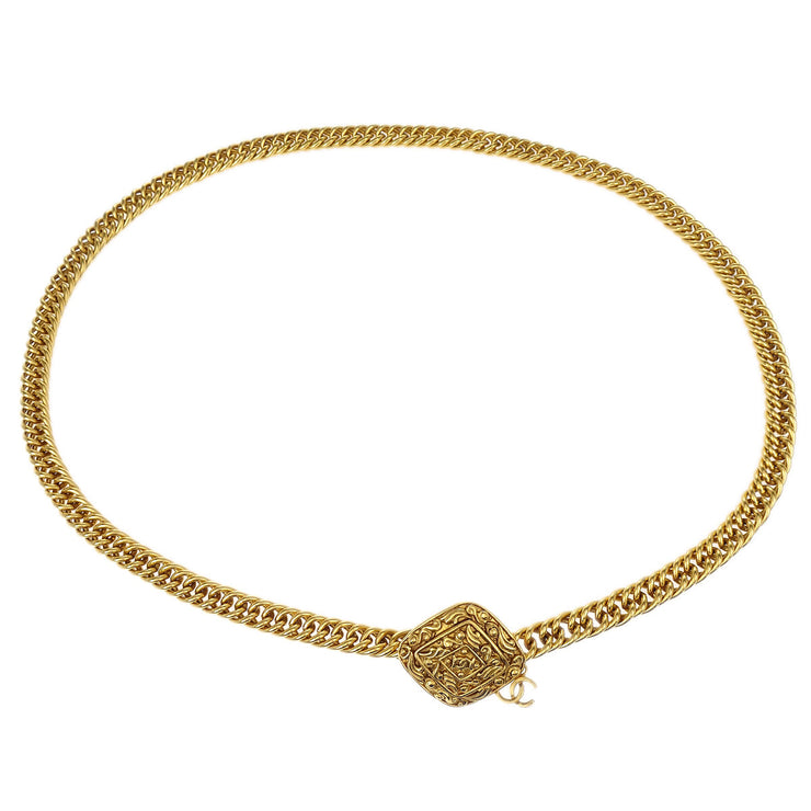 Chanel Chain Belt Gold 6065 Small Good