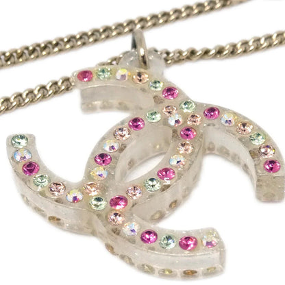 Chanel Gold Chain Bracelet Rhinestone 04A