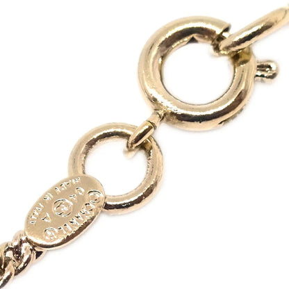 Chanel Gold CC Chain Pendant Necklace 04A