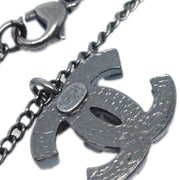 Chanel CC Chain Necklace Black 03P
