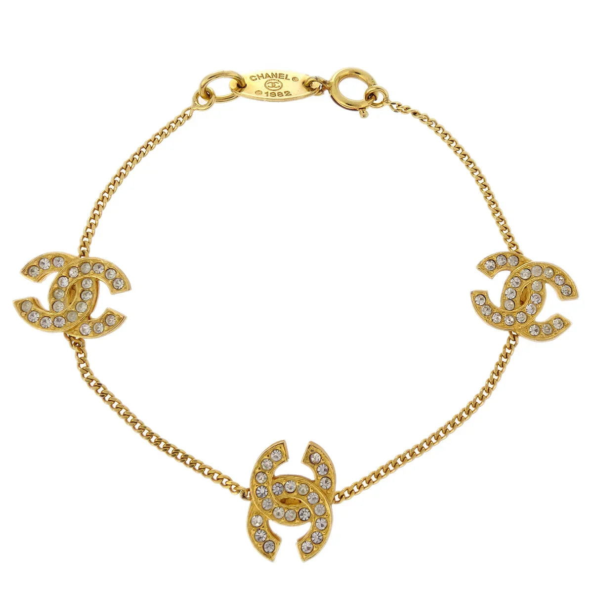Chanel CC Chain Bracelet Gold 4022/1982