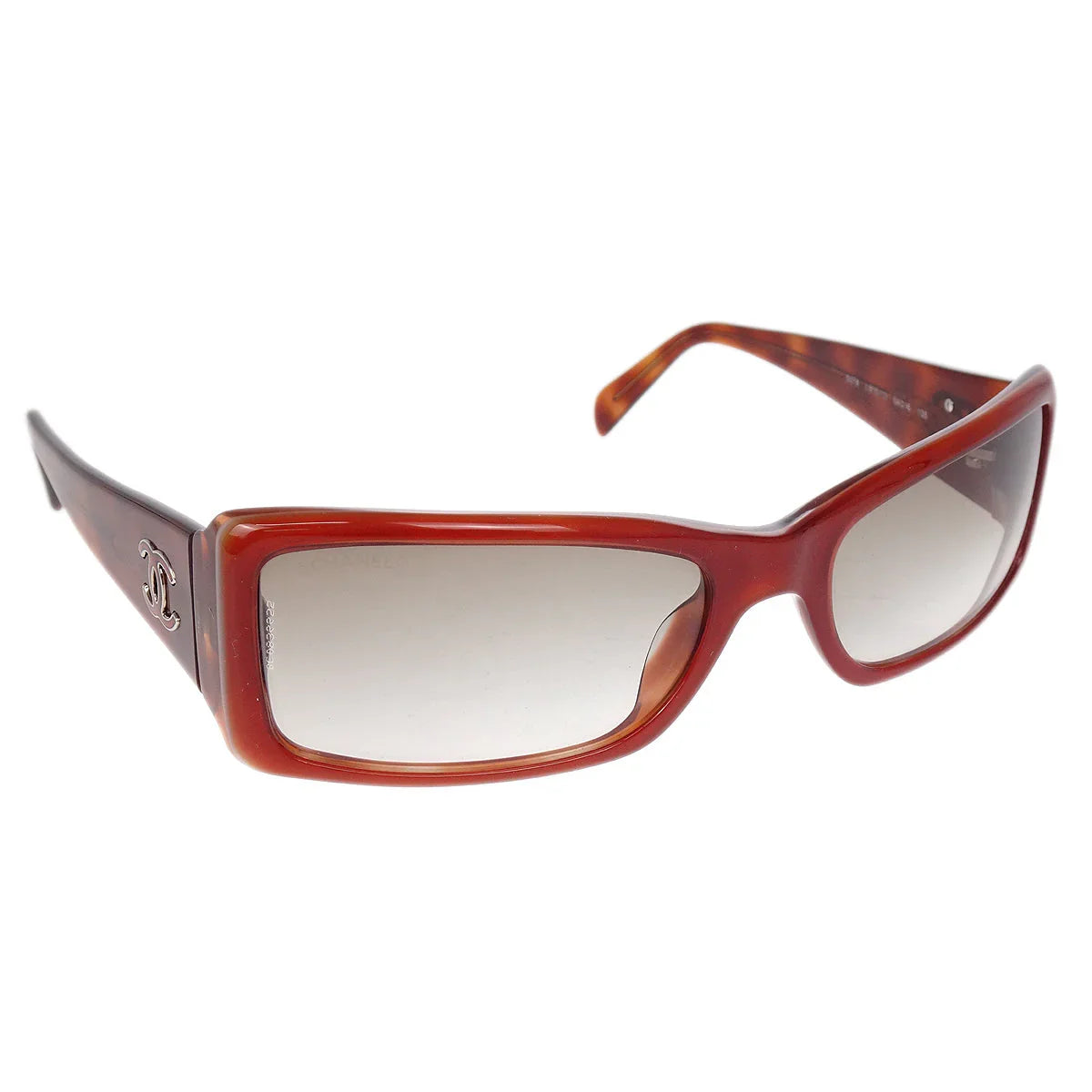 Chanel Sunglasses Eyewear Brown Small Good