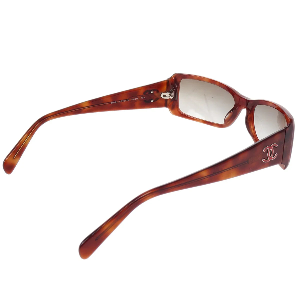 Chanel Sunglasses Eyewear Brown Small Good