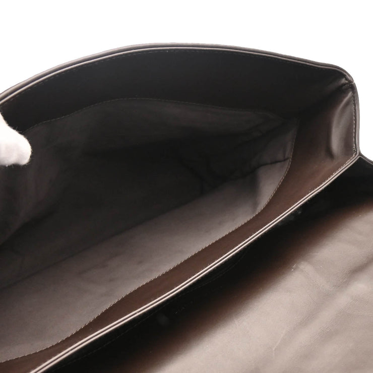 Bottega Veneta Brown Intrecciato Briefcase Handbag