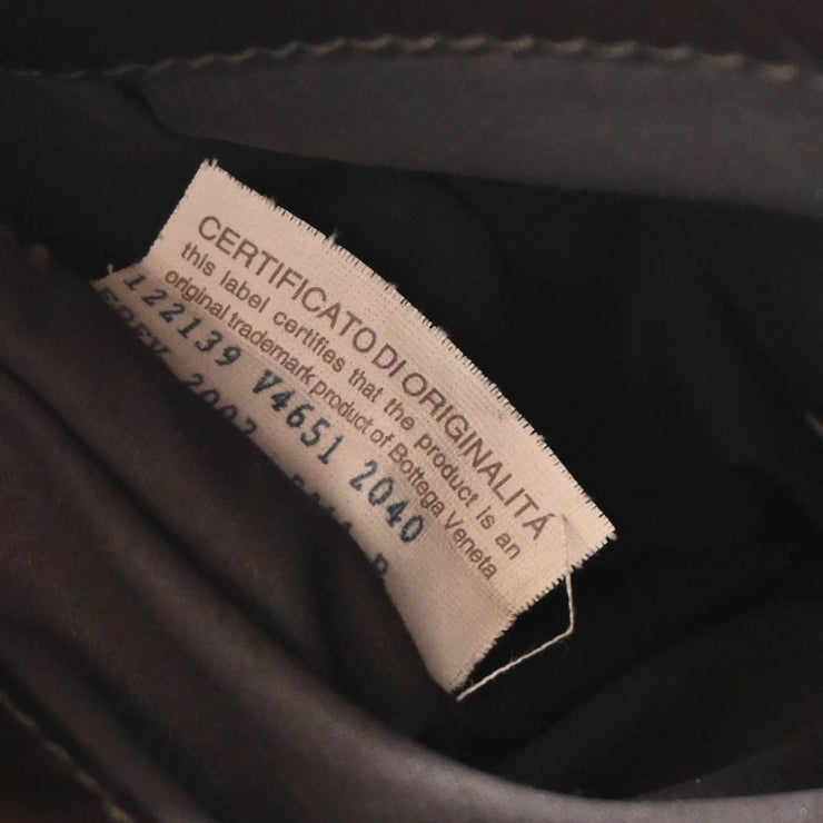 Bottega Veneta Brown Intrecciato Briefcase Handbag