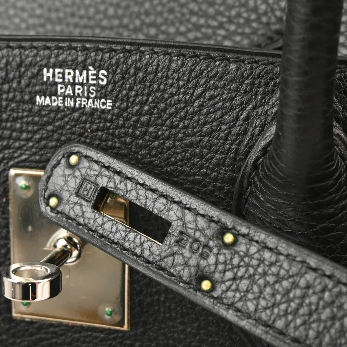 Hermes 2004 Black Togo Birkin 30 Handbag