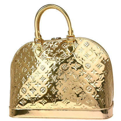 Louis Vuitton 2008 Gold Monogram Miroir Alma MM Handbag