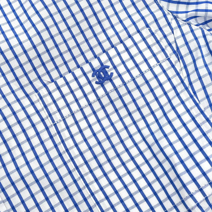 Chanel 1998 Shirt Blouse Blue #40