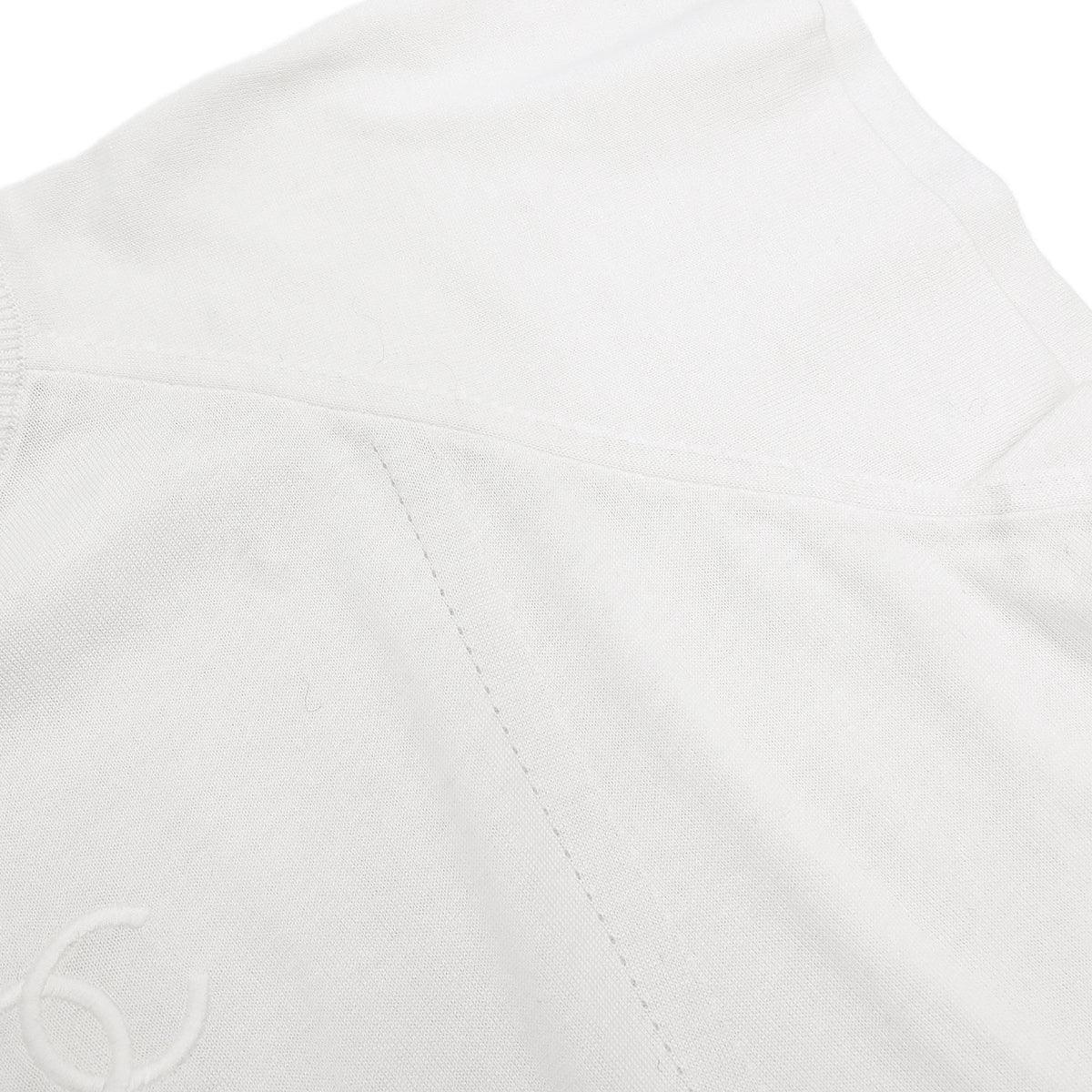 Chanel Short Sleeve Top White