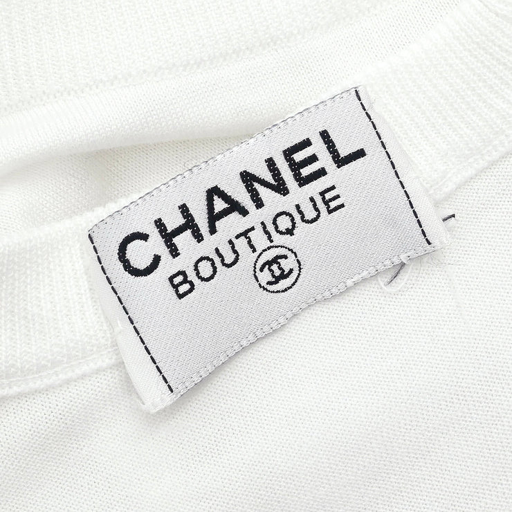 Chanel Short Sleeve Top White